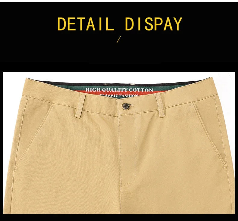 97% Cotton Men's Casual Pants