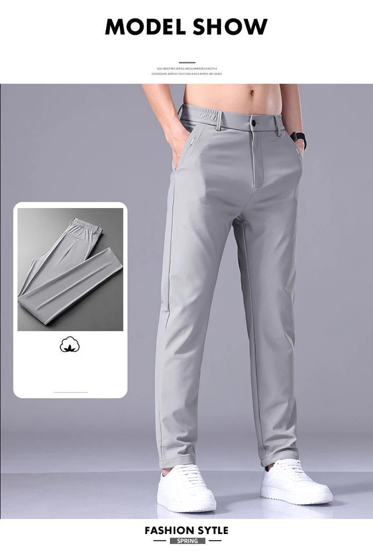 Ultra-Thin Men’s Casual Trousers