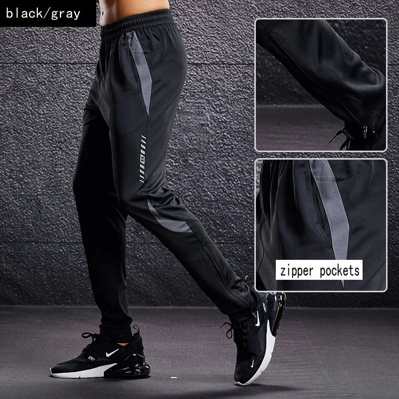 Men's athletic pants for running, training, walking, and exercise.