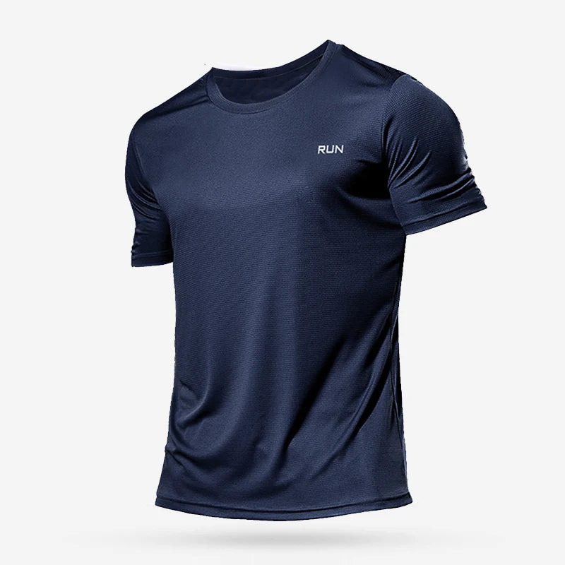 Men's running t-shirt, sports t-shirt, gym t-shirt, quick-drying.