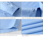 High-quality, seamless men's dress shirt.