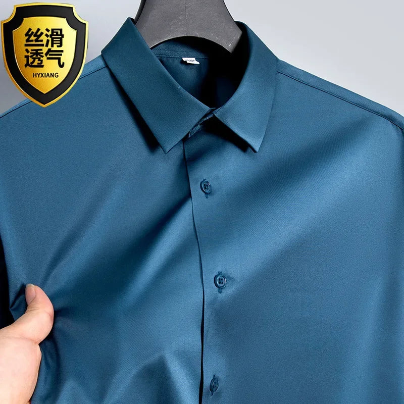 High-quality, seamless men's dress shirt.