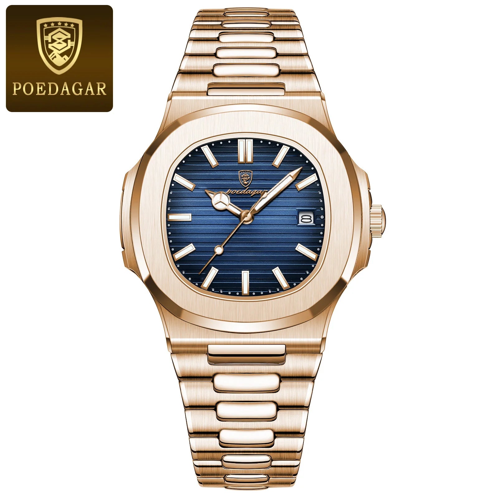 POEDAGAR luxury men's watch.