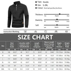 Men's casual, comfortable sweater for outdoor activities.