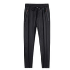 Men's casual trousers with elastic waistband.