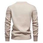 AIOPESON men's sweater, made of high-quality cotton, ideal for winter.
