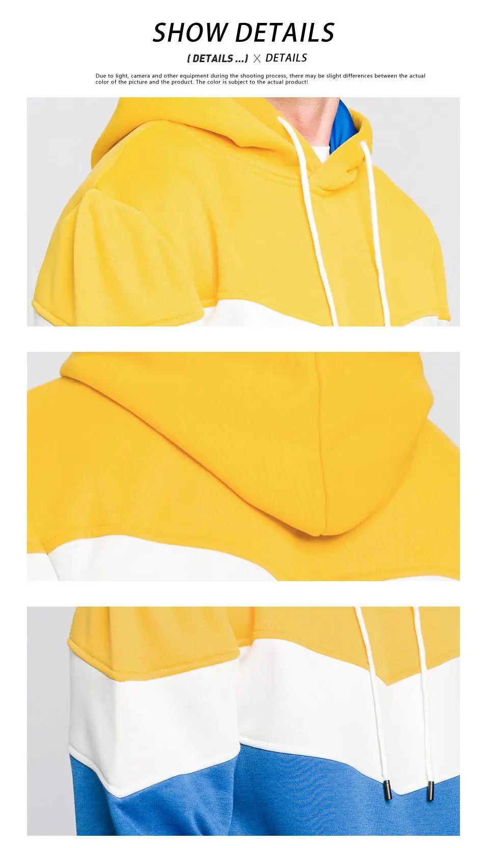 Men's casual, sporty hoodie.