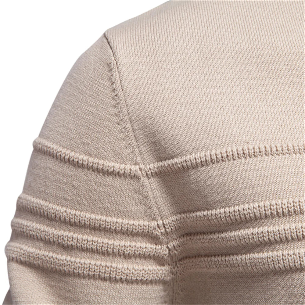 AIOPESON men's sweater, made of high-quality cotton, ideal for winter.