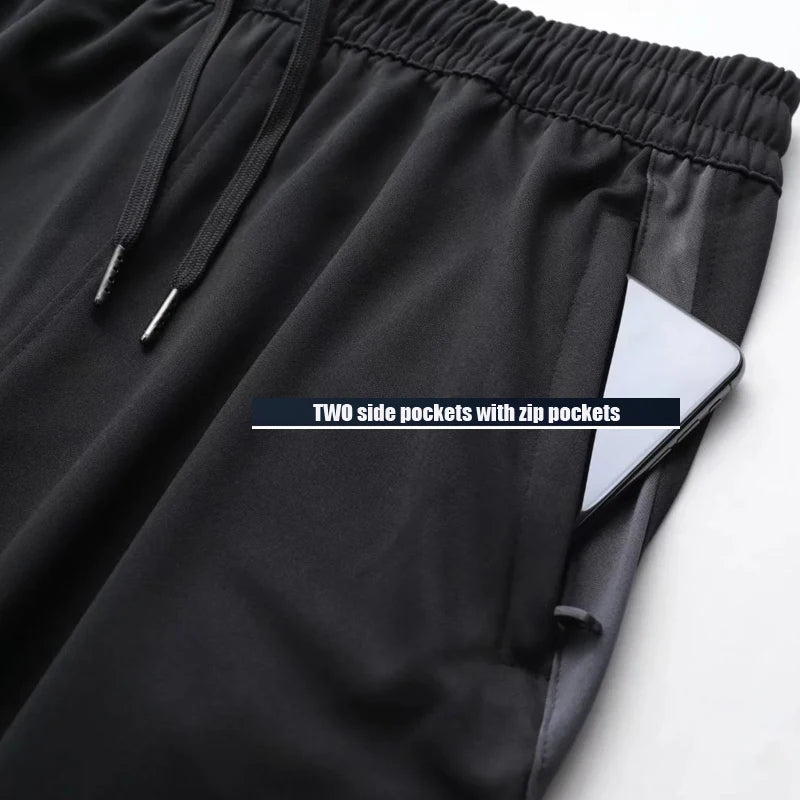 Men's athletic pants for running, training, walking, and exercise.