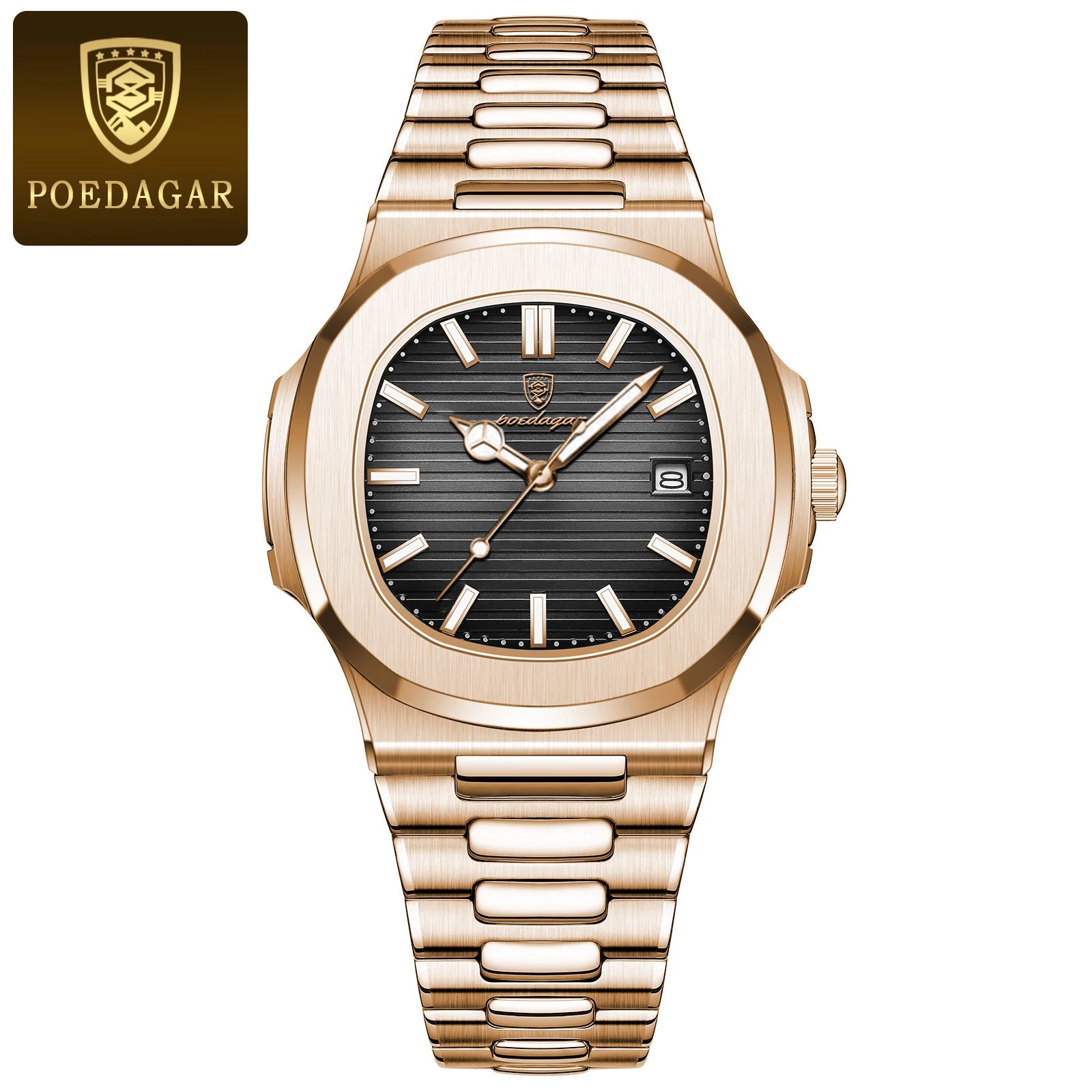POEDAGAR luxury men's watch.