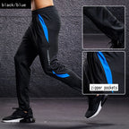 Men's athletic pants for running, training, walking, and exercise.