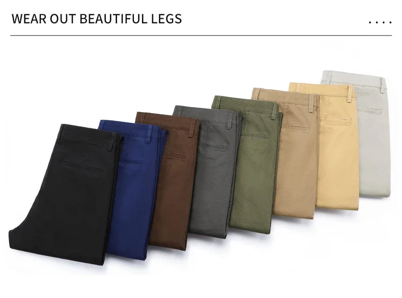 97% Cotton Men's Casual Pants