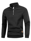 Men's casual, comfortable sweater for outdoor activities.