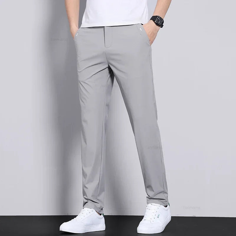 Ultra-Thin Men’s Casual Trousers