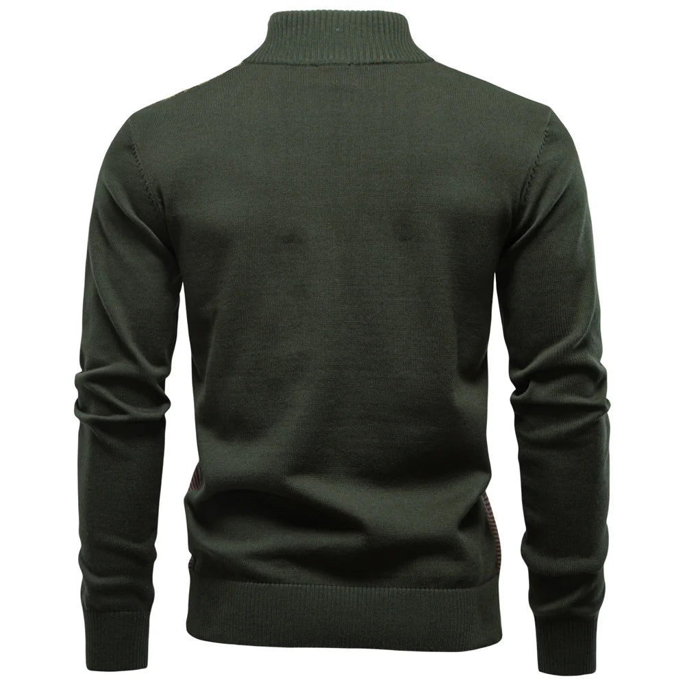 Men's sweater, warm and luxurious cotton pullover, for autumn and winter.