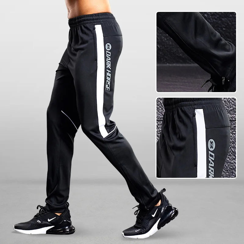 Men's athletic pants for running, training, walking, and exercise.