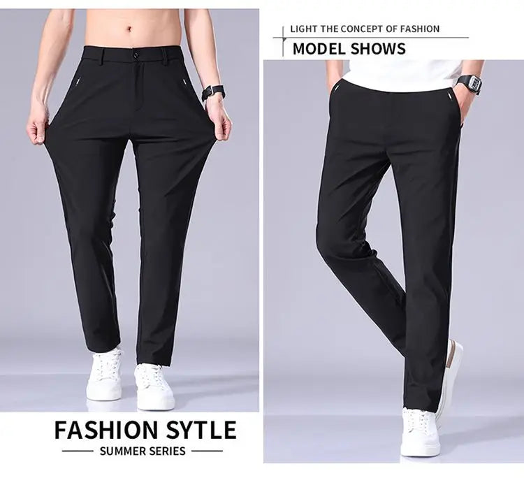 Ultra-Thin Men’s Casual Trousers