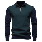 Men's sweater, warm and luxurious cotton pullover, for autumn and winter.