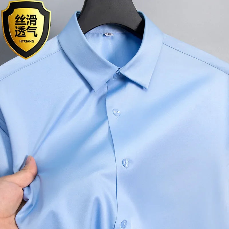 High-quality, seamless men's dress shirt.