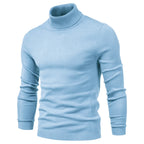Men's turtleneck sweater for winter, casual and warm, high quality.