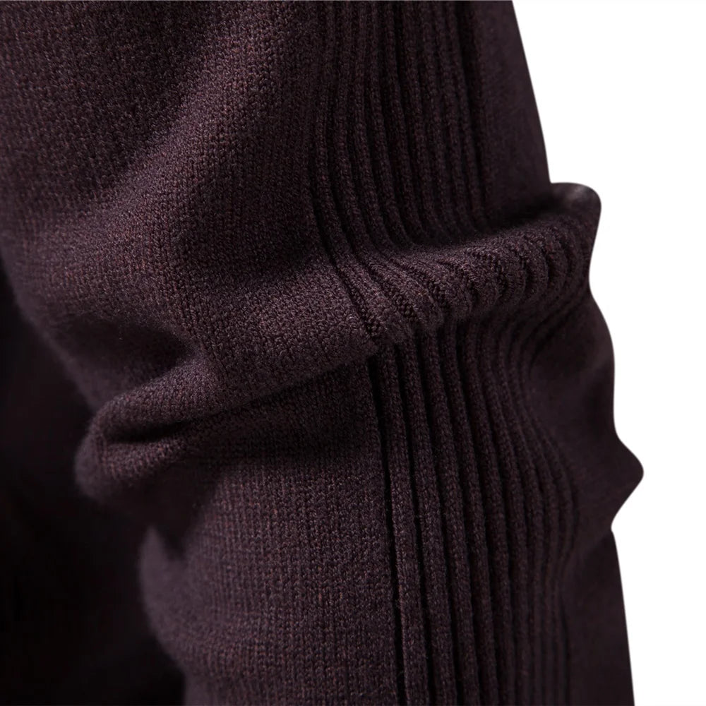 Men's turtleneck sweater for winter, casual and warm, high quality.