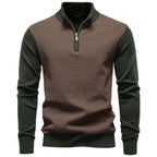 Men's sweater, warm and luxurious cotton pullover, for autumn and winter.
