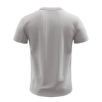 Comfortable men's striped knit t-shirt, perfect for leisure time.